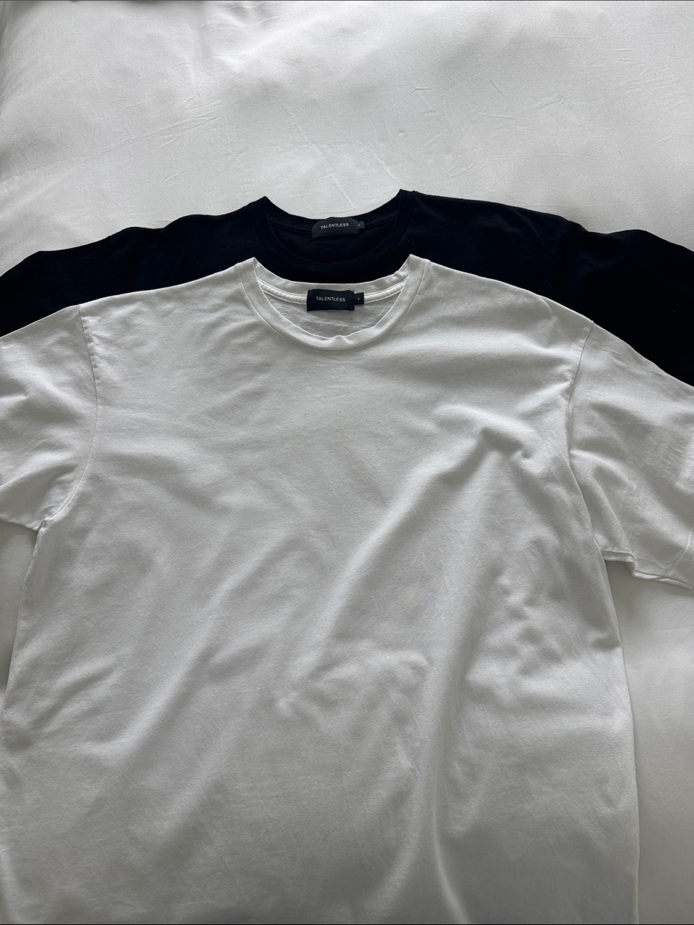 (2) TALENTLESS Premium Tee - White & Black